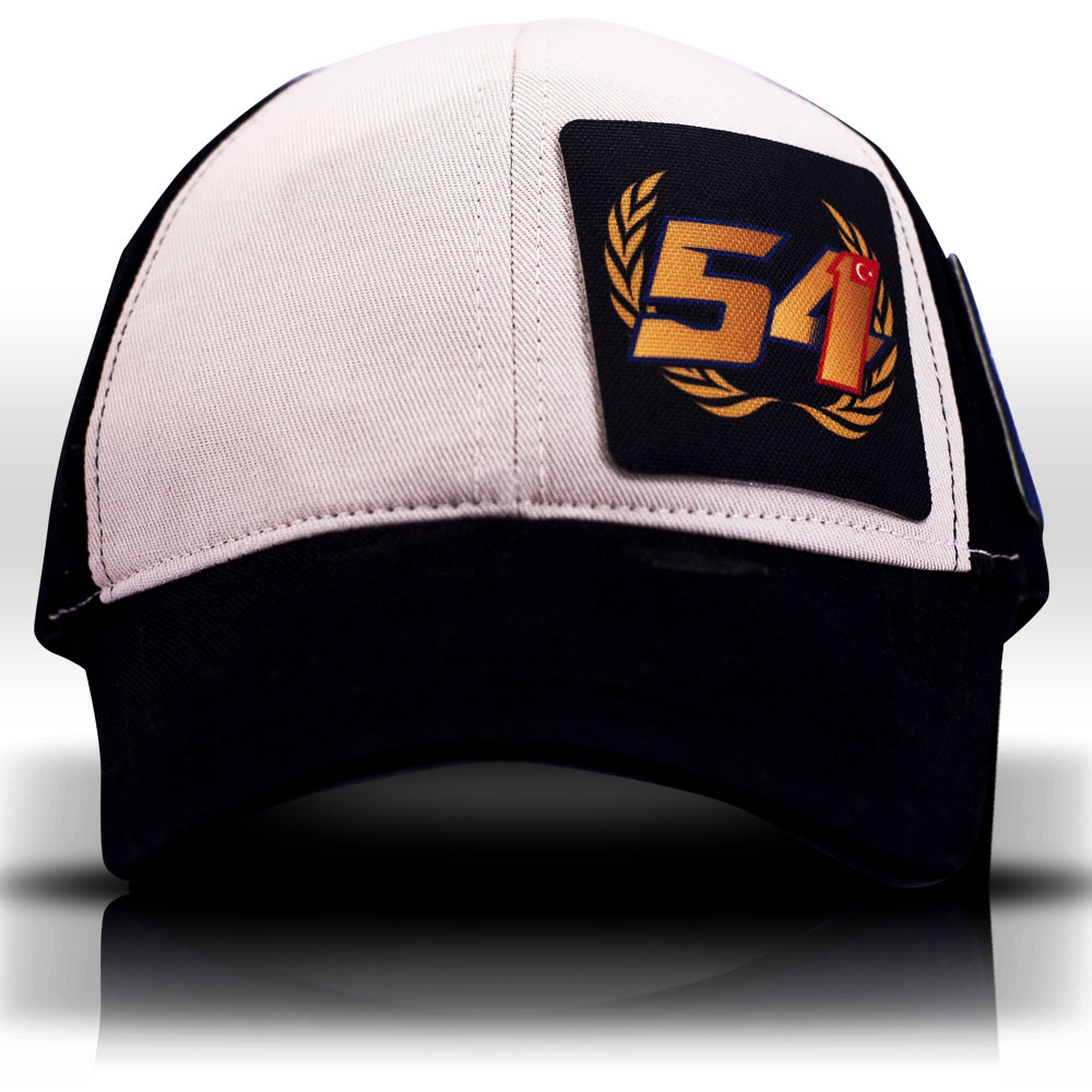 Yamaha Racing Krem Siyah Beyzbol Şapka Unisex