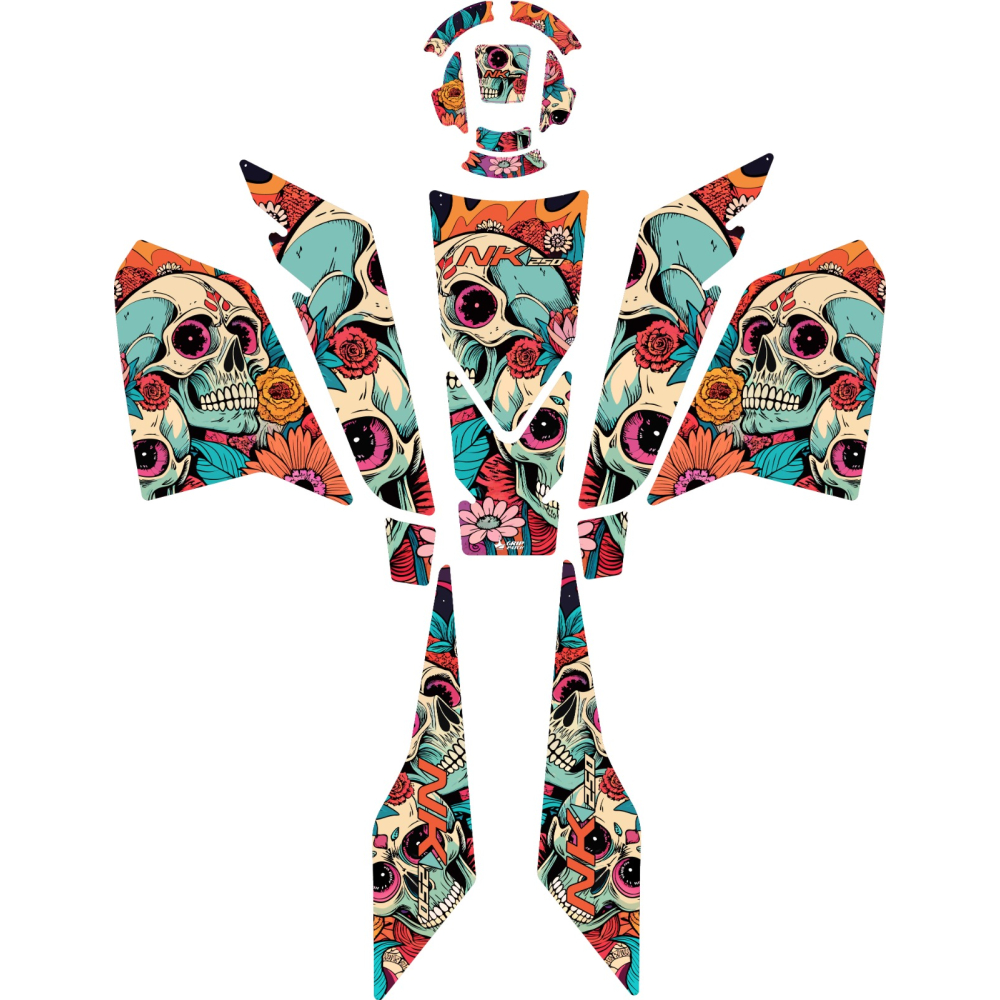 Grippatch CF MOTO 250 NK (2023) İle Uyumlu Tank Pad GC17-R1