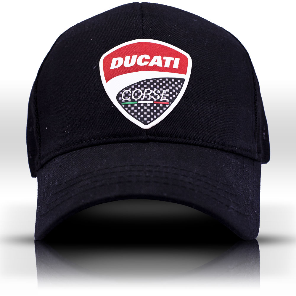 Ducati Corse Fileli Siyah Beyzbol Şapka Trucker Cap