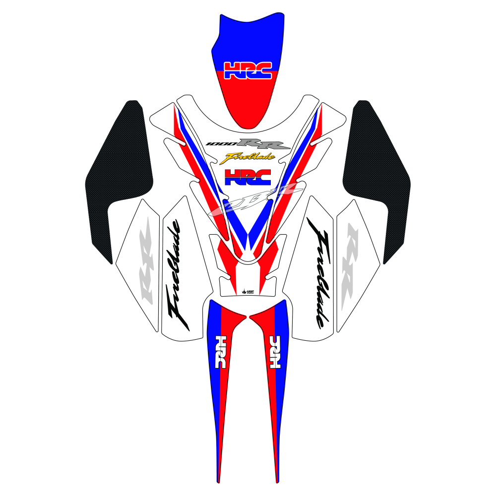 Honda CBR1000RR (2014-2016) 11 Parça Tank Pad Seti GC98