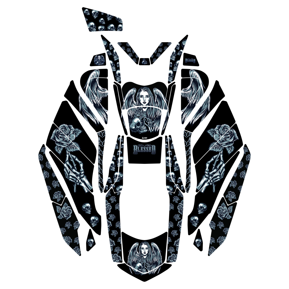 Honda PCX 125 (2025) Uyumlu 43 Parça Renkli Tank Pad Seti GC40-R1