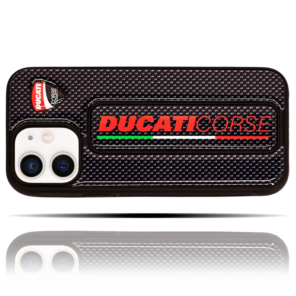 Apple IPhone 12 Uyumlu Ducati Corse Yumuşak Silikon Telefon Kılıfı