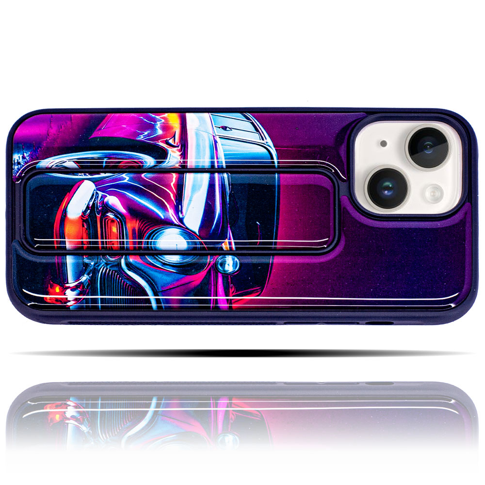 Apple IPhone 14 Uyumlu Klasik Araba Telefon Kılıfı Neon Yumuşak Silikon Telefon Kılıfı