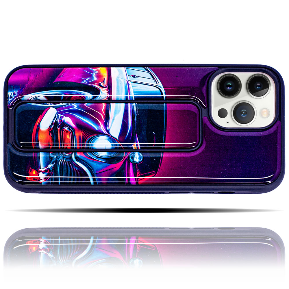 Apple IPhone 14 Pro Uyumlu Klasik Araba Telefon Kılıfı Neon Yumuşak Silikon Telefon Kılıfı