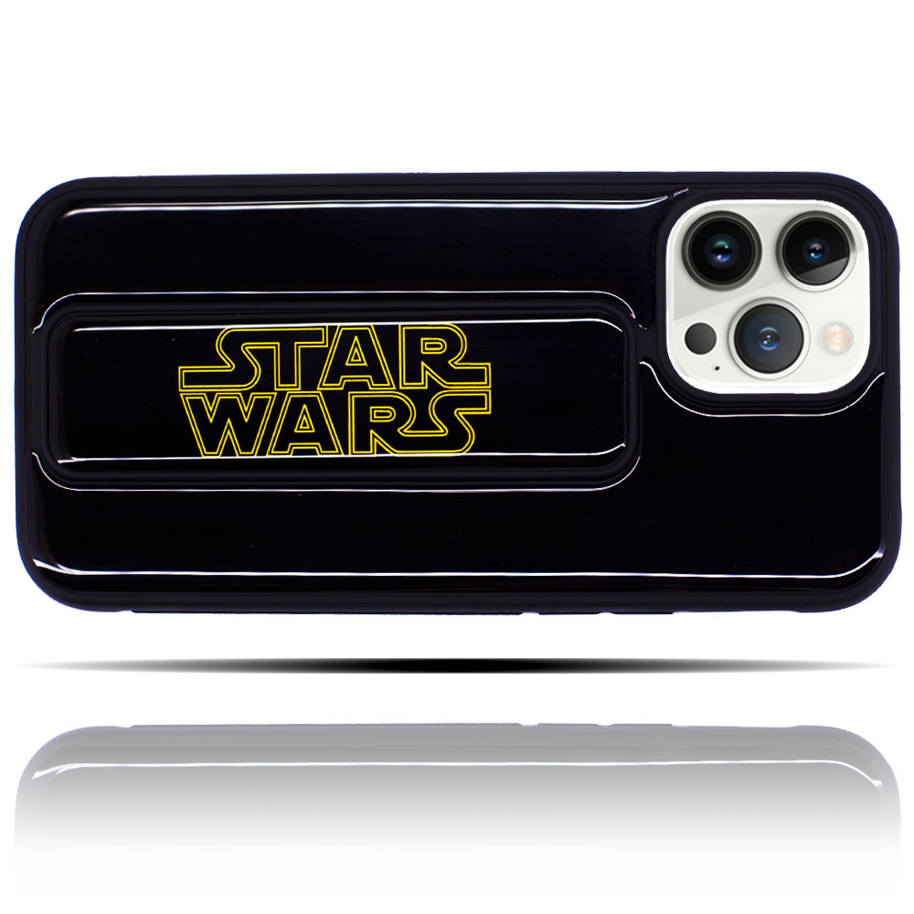 Apple IPhone 14 Pro Uyumlu Star Wars Siyah Yumuşak Silikon Telefon Kılıfı