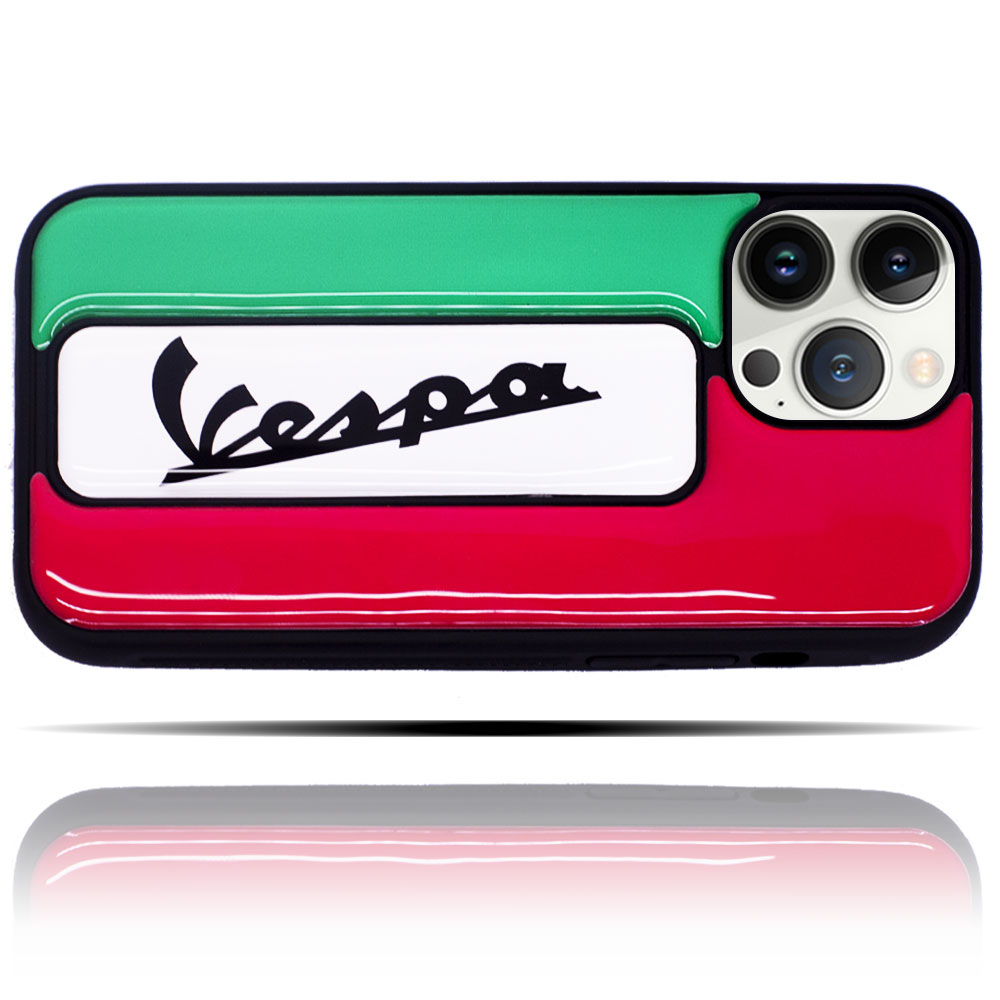 Apple IPhone 14 Pro Uyumlu Vespa Küçük Logolu Yumuşak Silikon Telefon Kılıfı