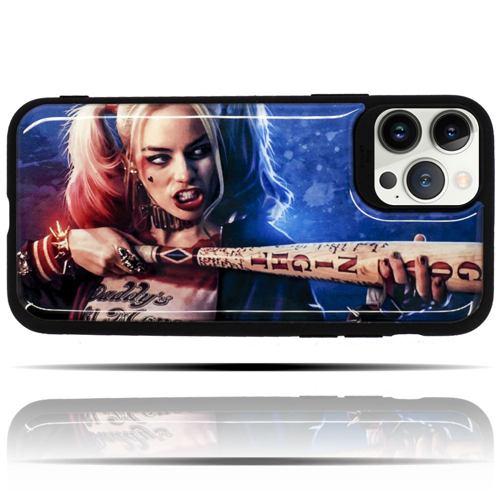 Apple IPhone 15 Pro Uyumlu Harley Quinn Baskılı Yumuşak Silikon Telefon Kılıfı