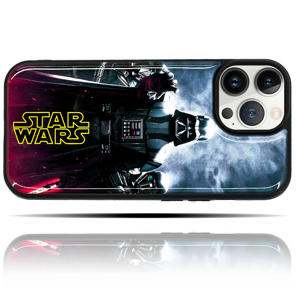 Apple IPhone 15 Pro Uyumlu Star Wars Darth Vader Yumuşak Silikon Telefon Kılıfı