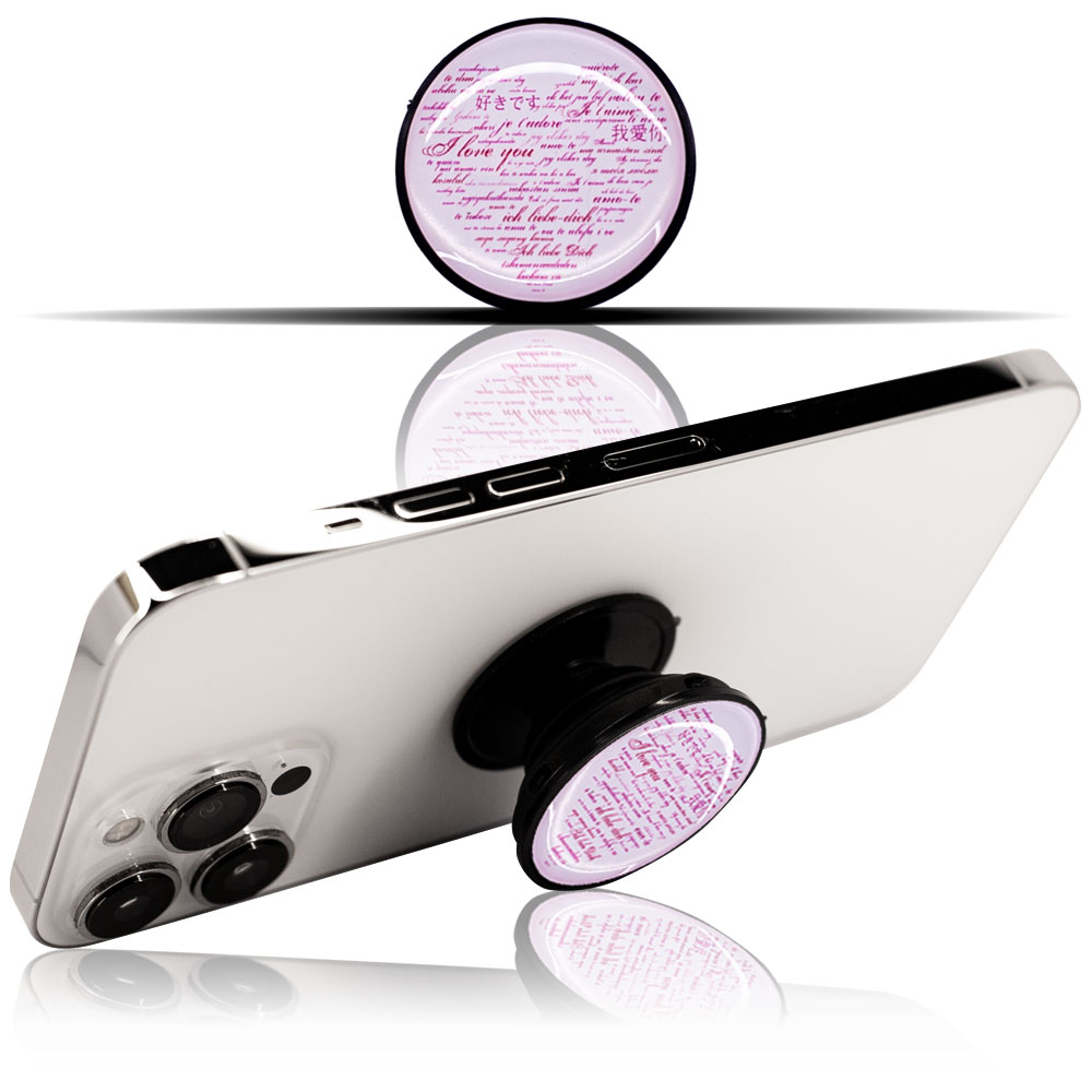 I Love You Pop Socket Telefon Tutacağı, Parmak Tutucu Stand