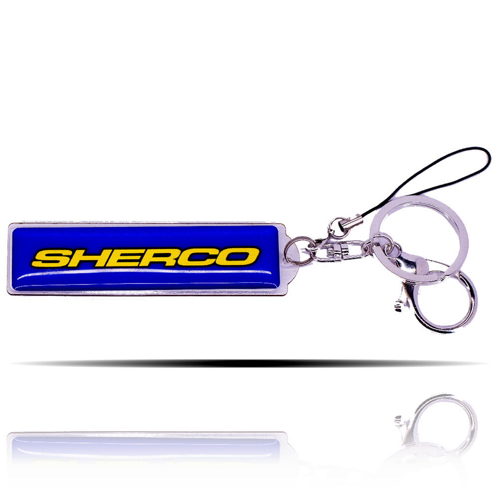 Sherco Logolu Mavi Anahtarlık