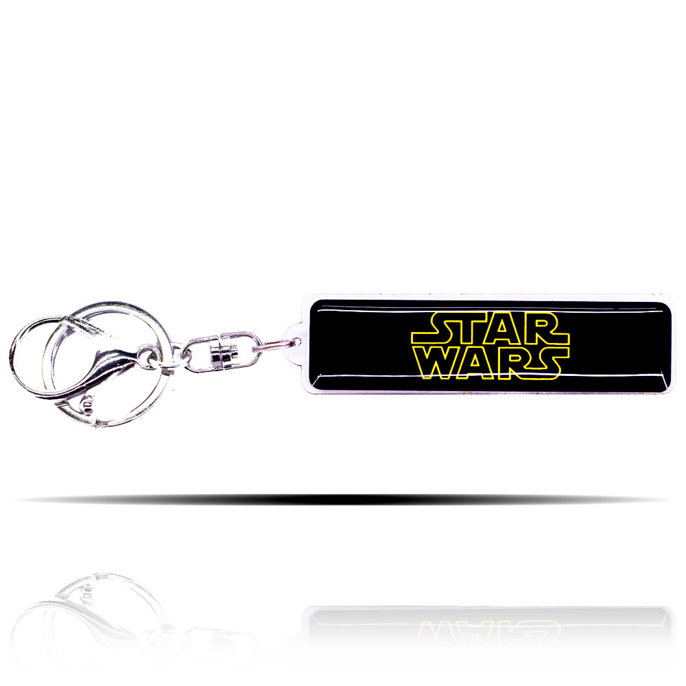 Star Wars Logolu Siyah Anahtarlık