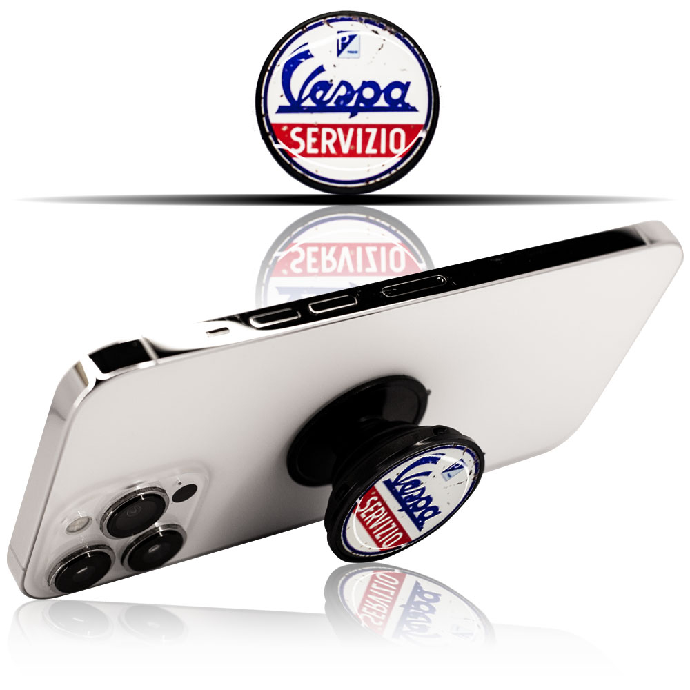 Vespa Pop Socket Telefon Tutacağı, Parmak Tutucu Stand
