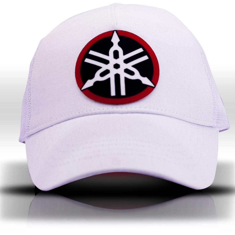 Yamaha Logolu Fileli Beyaz Beyzbol Şapka Trucker Cap