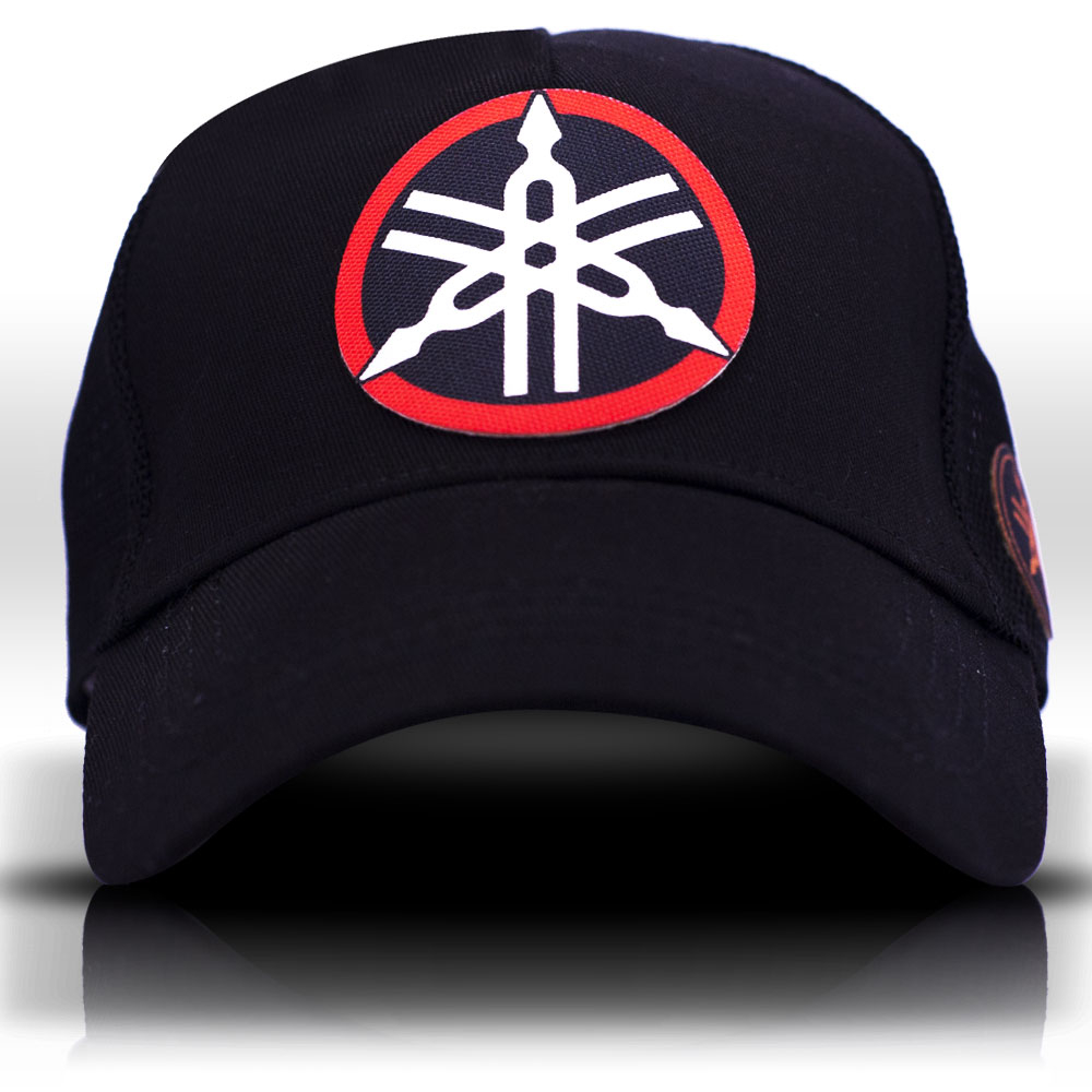 Yamaha Fileli Siyah Beyzbol Şapka Unisex Trucker Cap